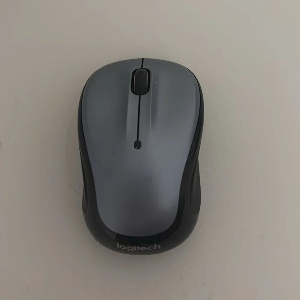 Logitech Wireless Mouse in Sleek Black and Silver